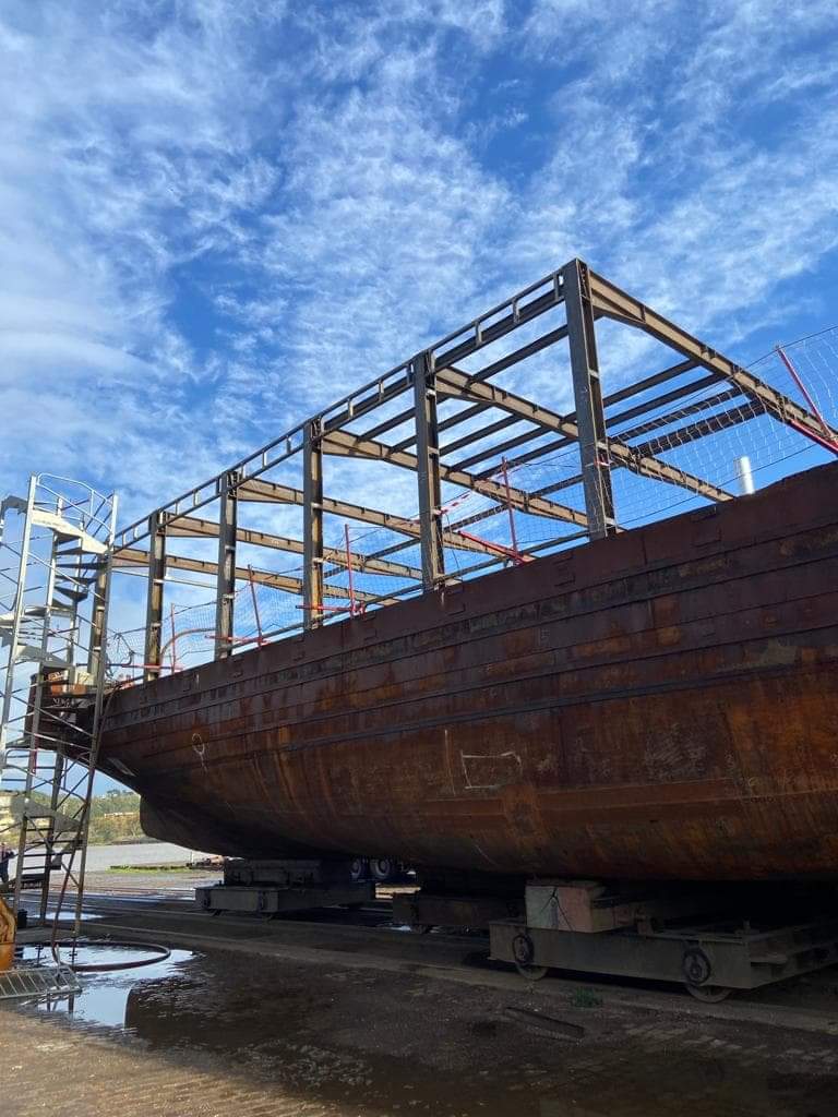 Structure pour un bateau