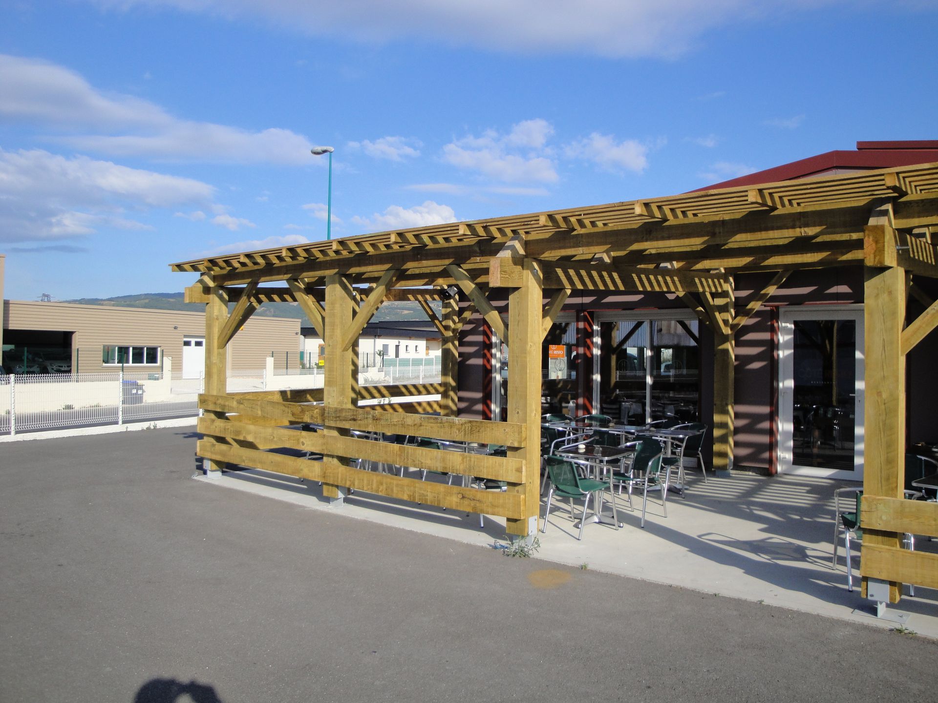 Création d'une pergola en bois