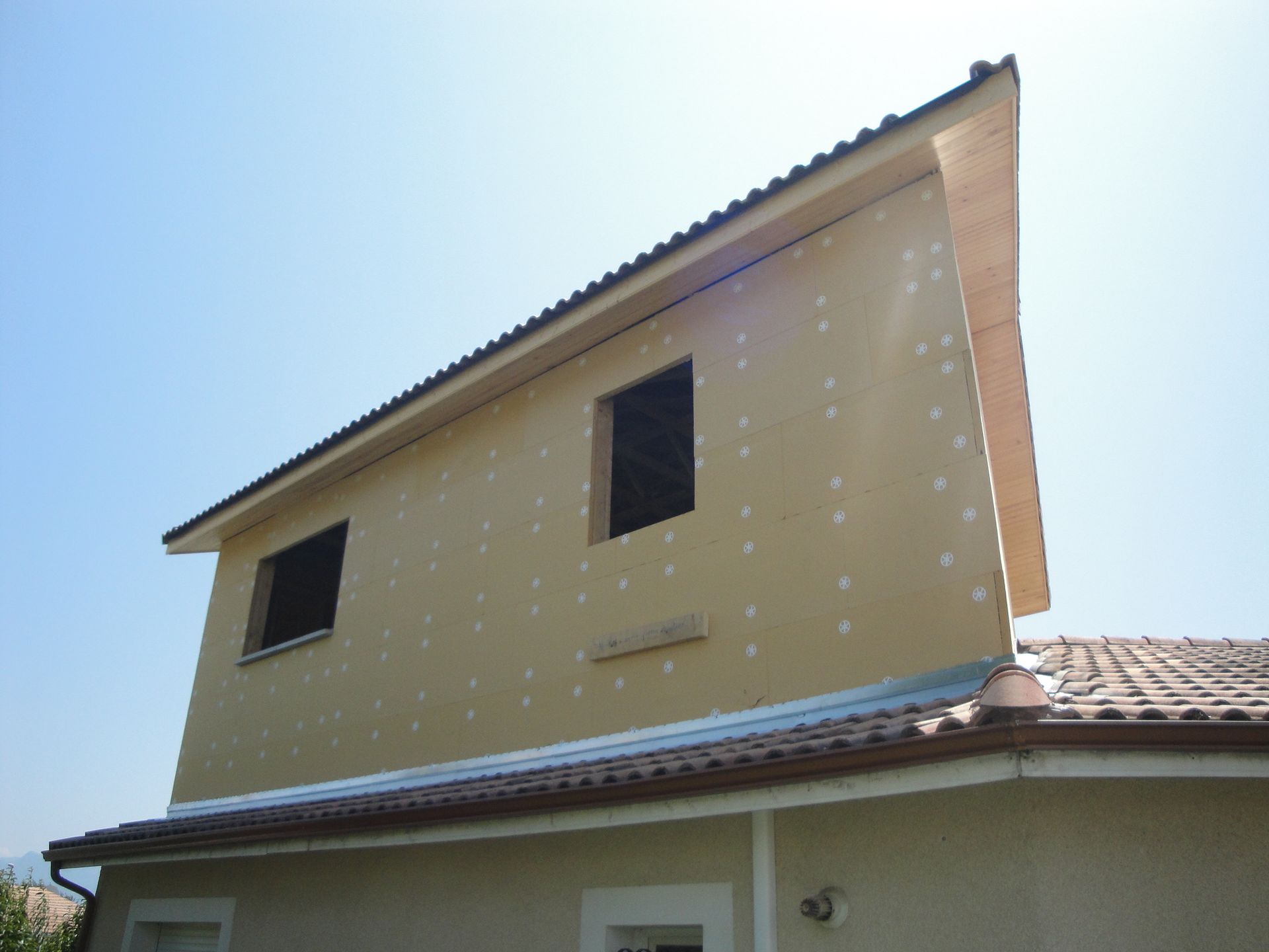 Surélévation d'une maison