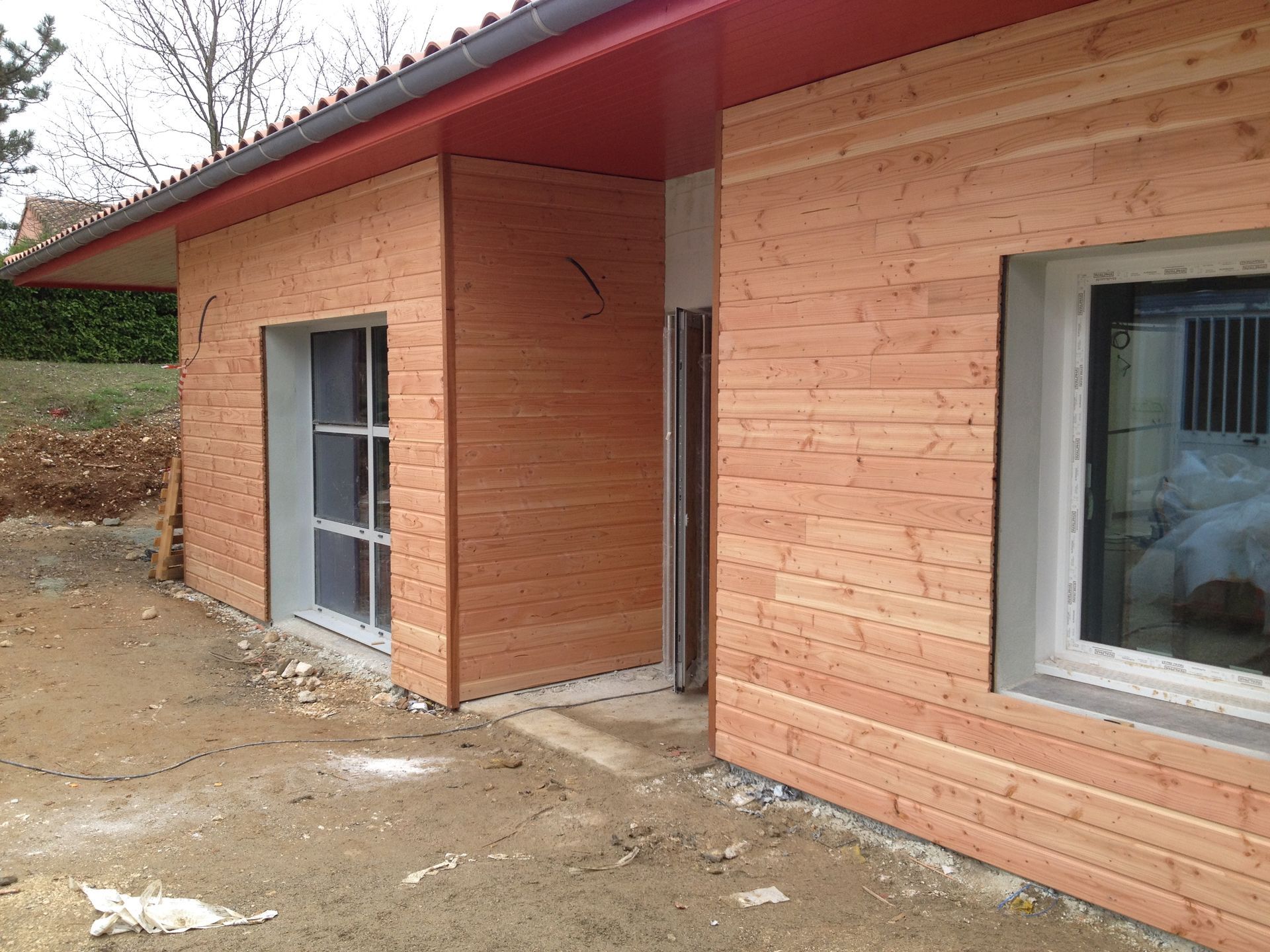 Bardage en bois exotique