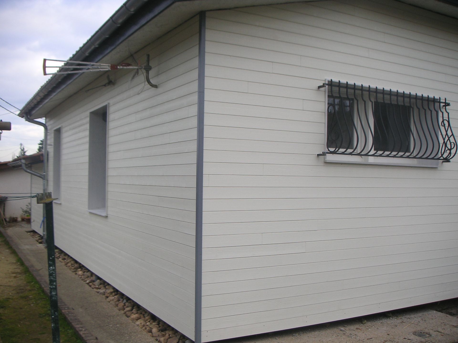 Bardage d'une maison