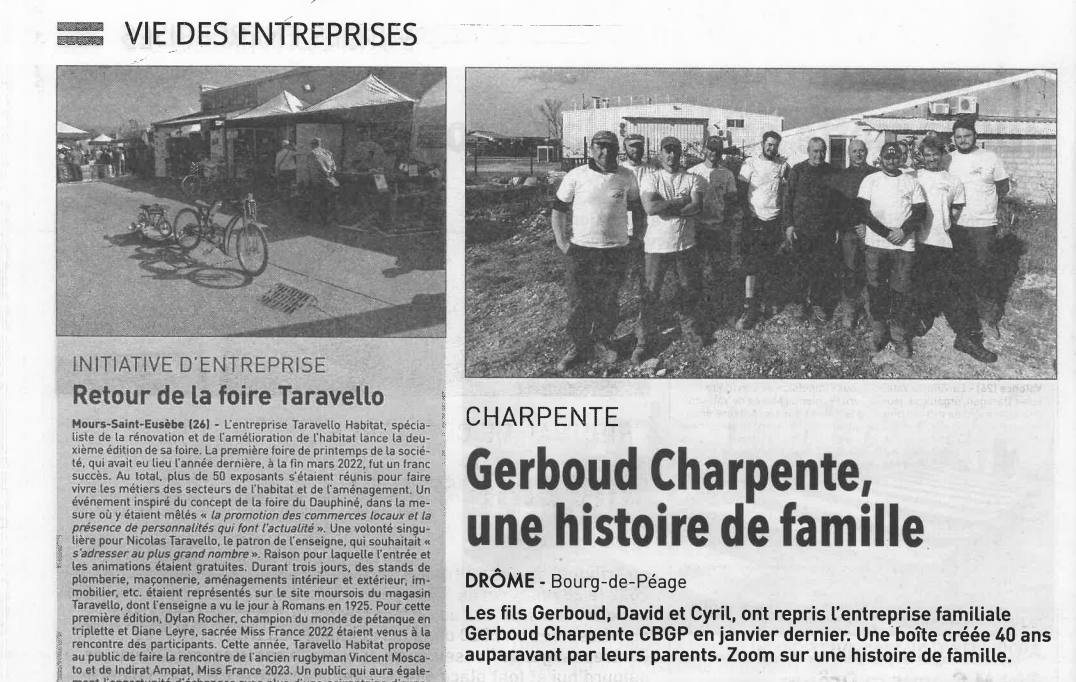 Article : Gerboud Charpente