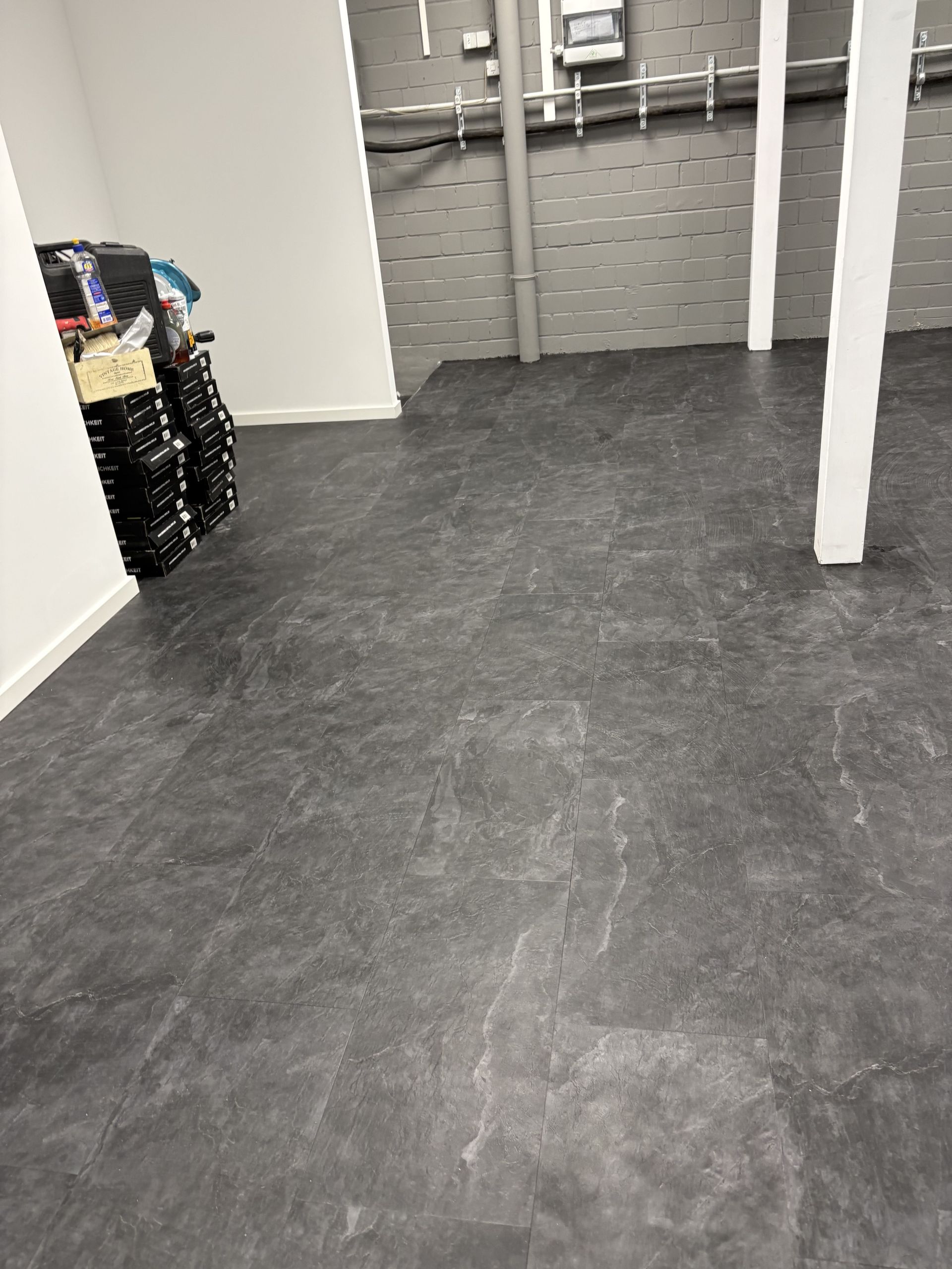 Vinylbelag in Granitsteinoptik