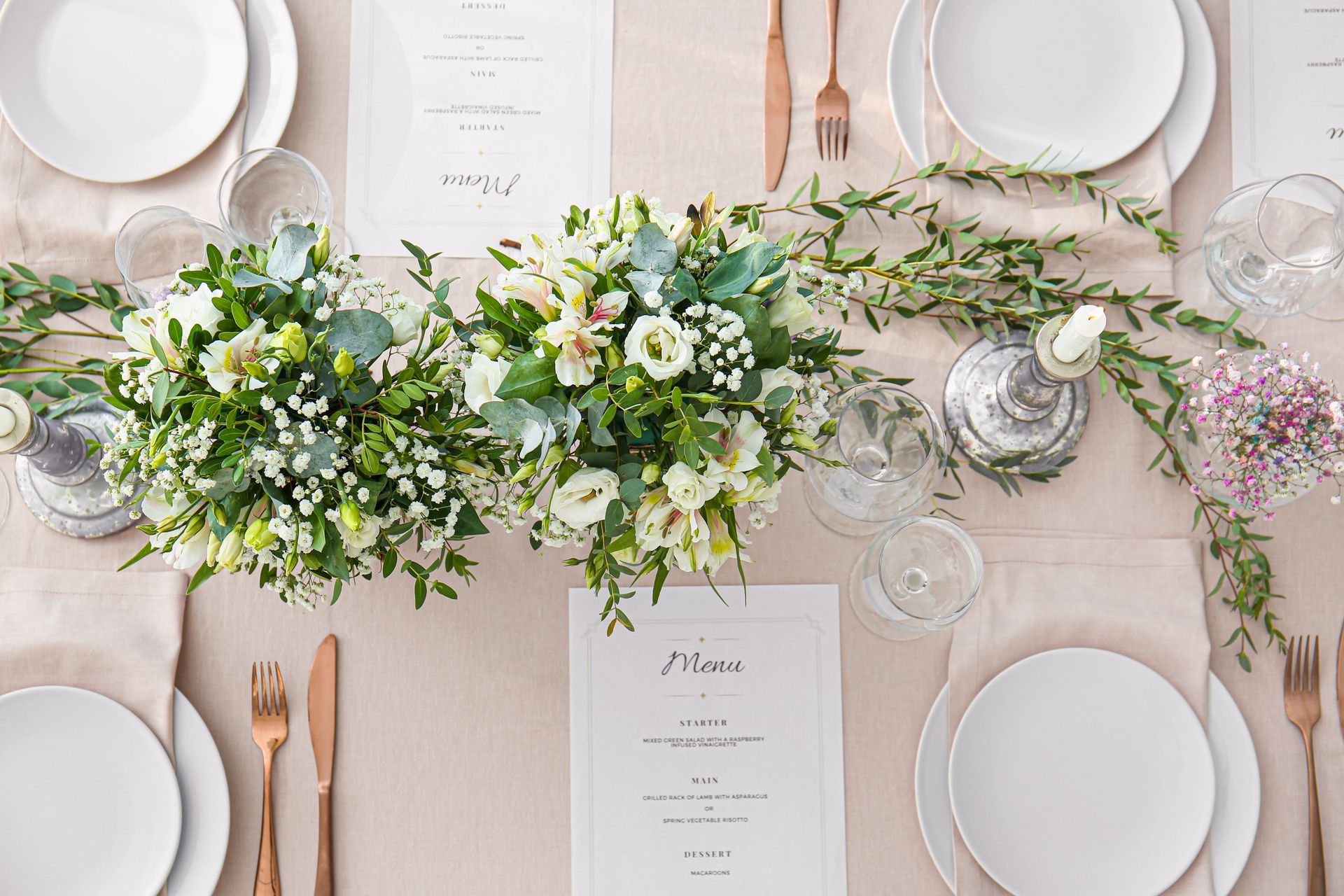 Centre de table pour mariage