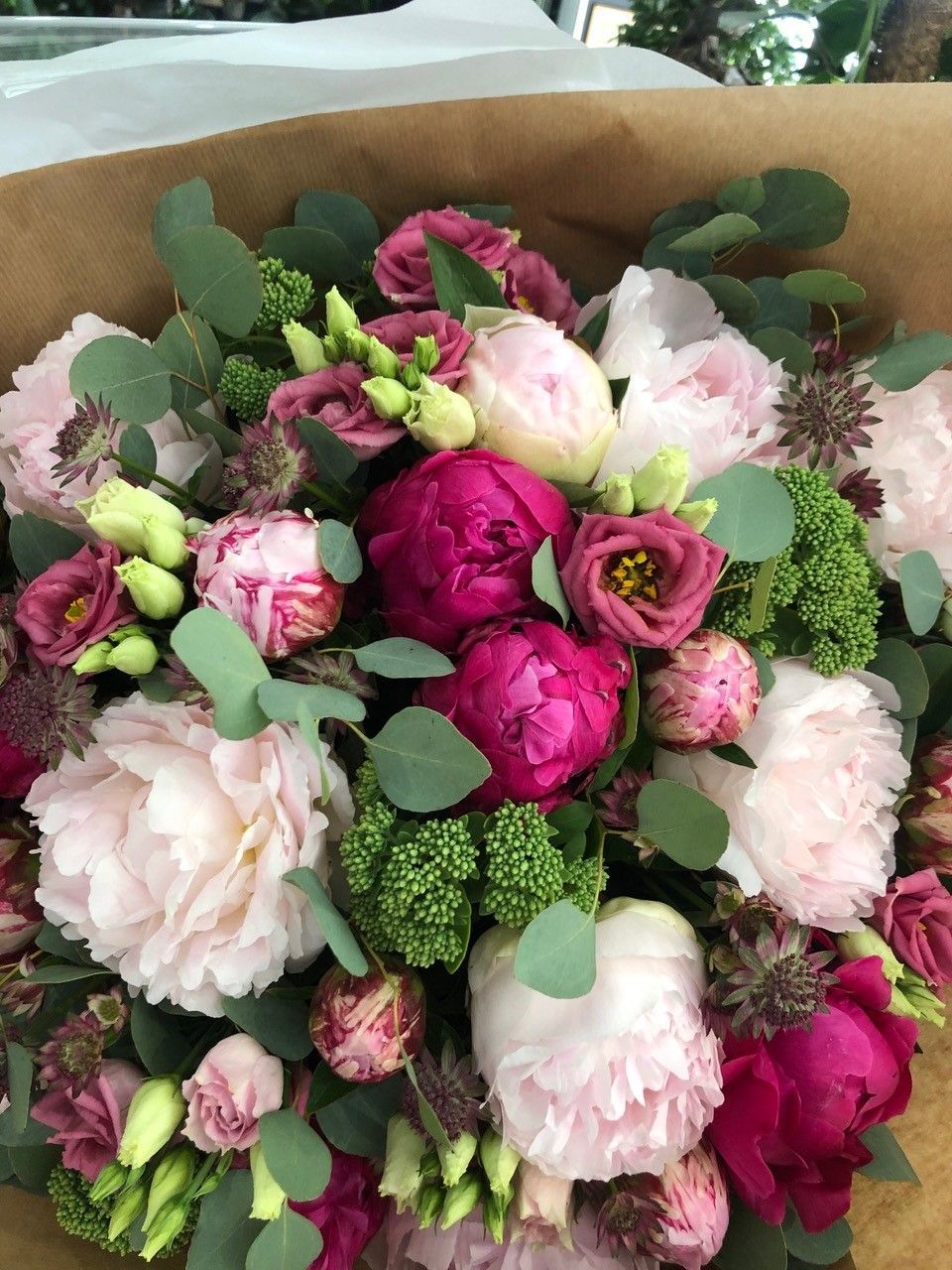 Fleurs dans des tons doux