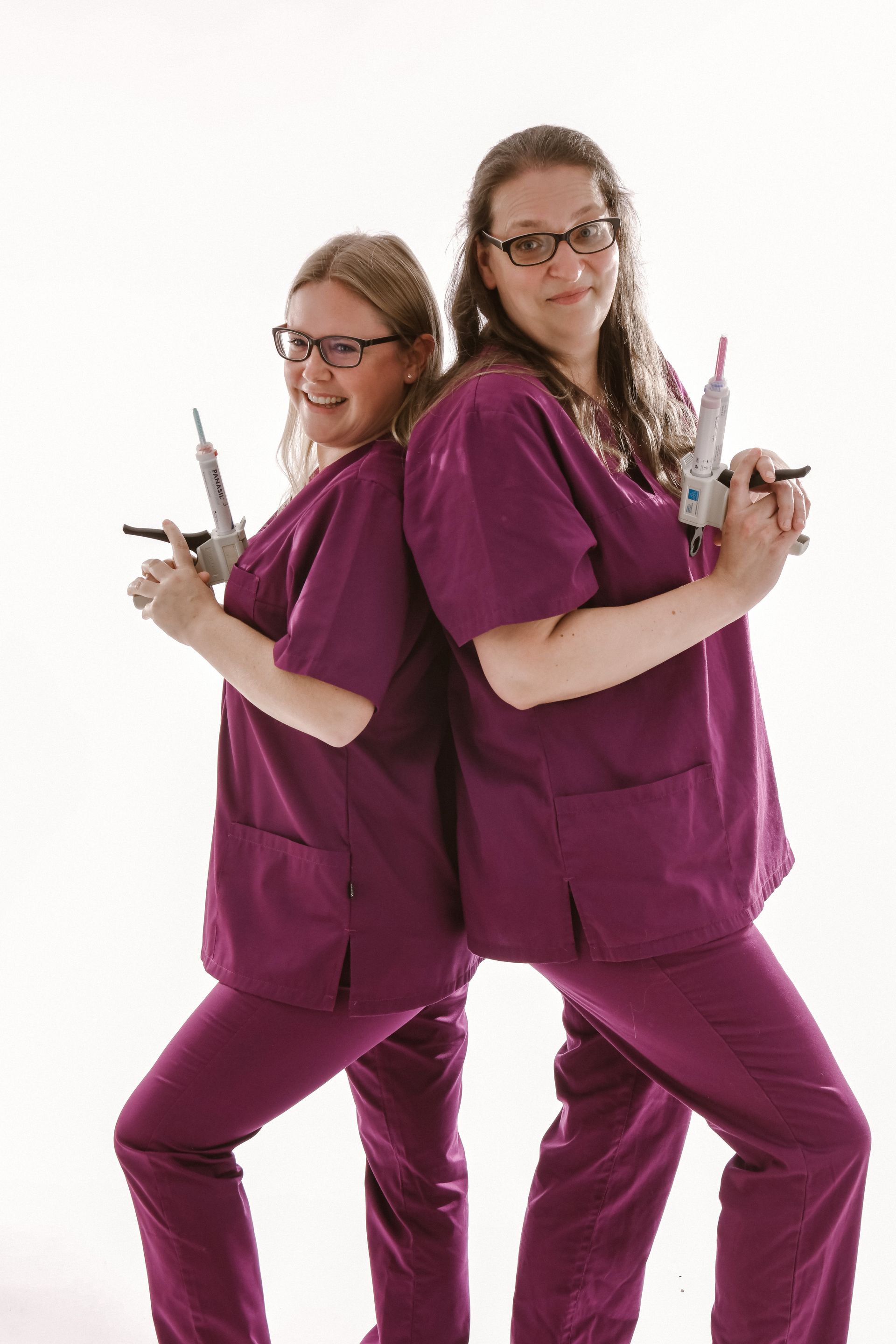 Zahnarzthelferinnen bei 
Dres. med. dent. Magdalena und Monika Kolski Zahnärztinnen