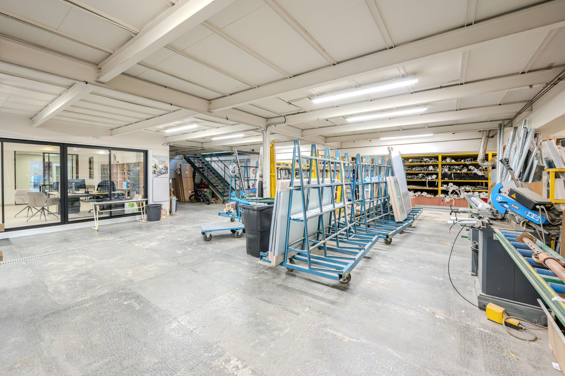 Atelier de fabrication.