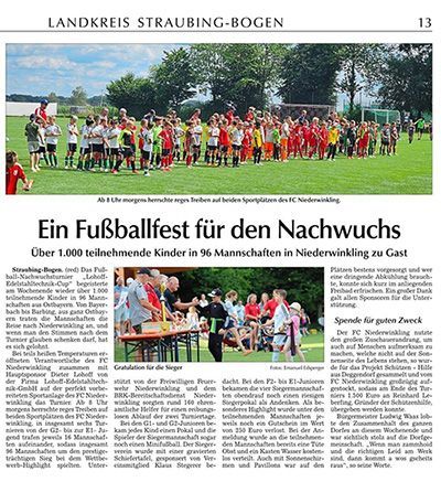 Lohoff Edelstahltechnik Cup 2025