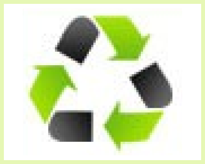 Les trois flèches du recyclage.