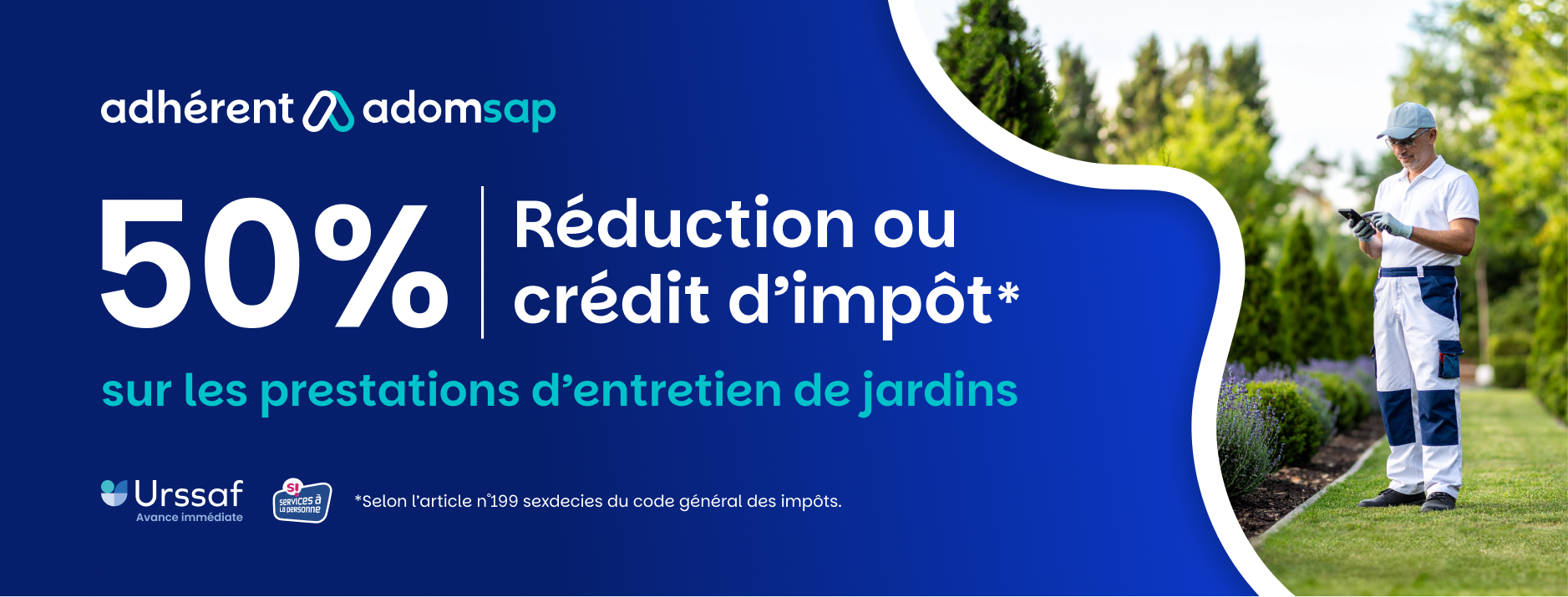 Bandeau avec du texte