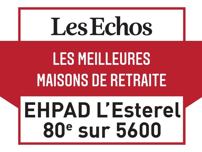 Badge de Meilleure Maison de Retraite - Les Echos