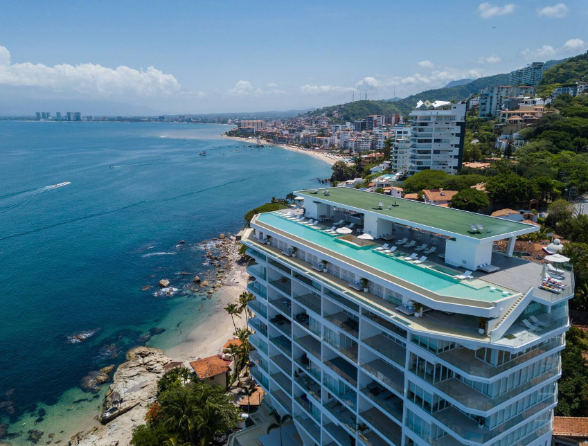 Orchid Tree House luxury oceanfront vacation rental in Lower Conchas Chinas, Puerto Vallarta