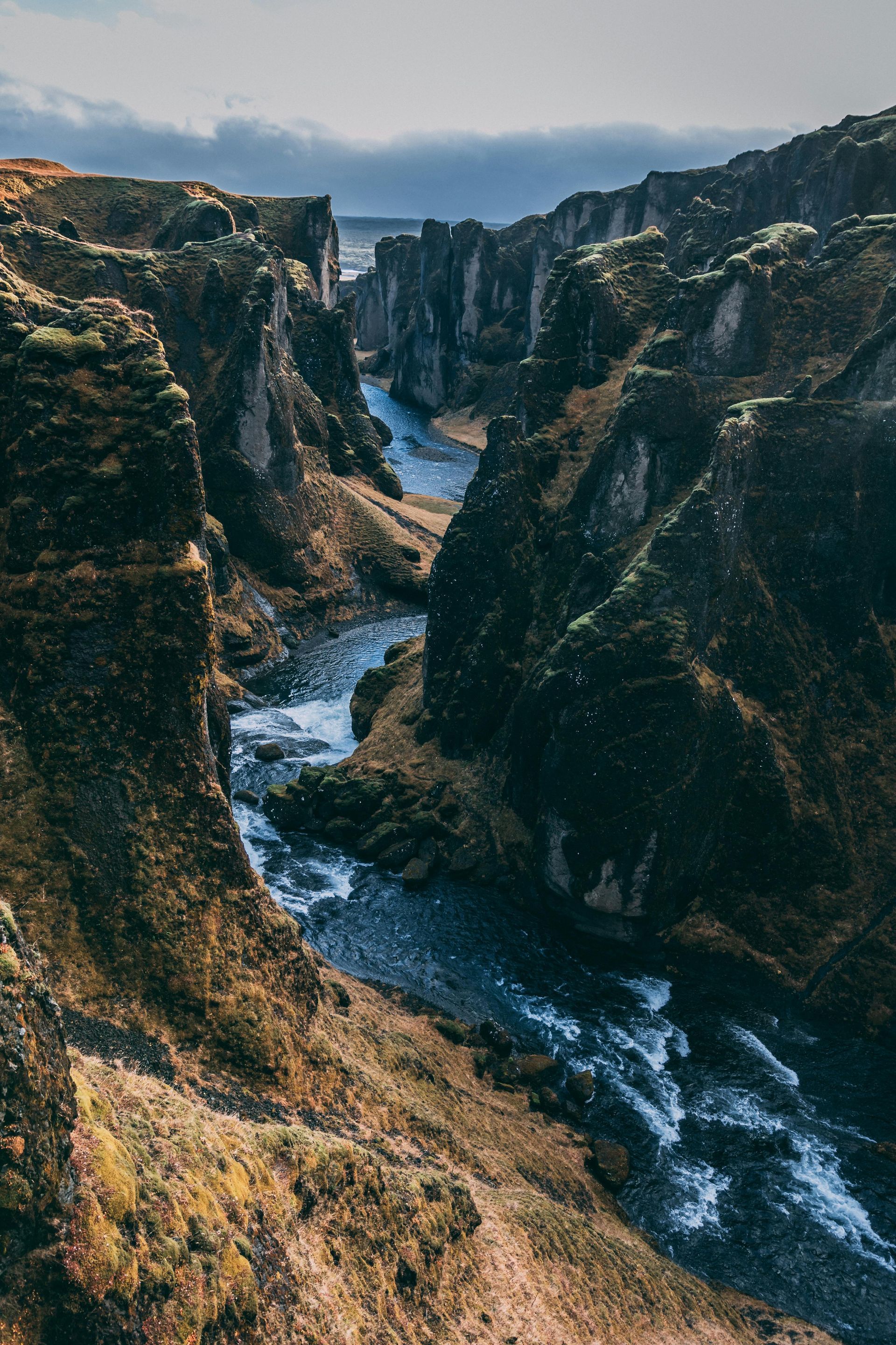 Gorge with water