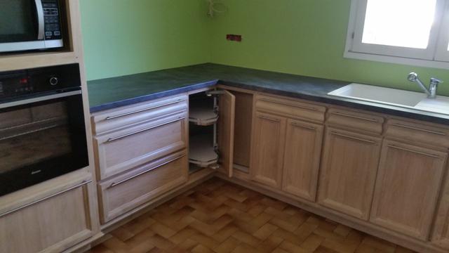 Pose de cuisine en bois