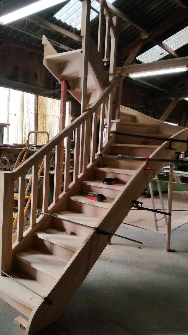 Fabrication d'escalier en bois