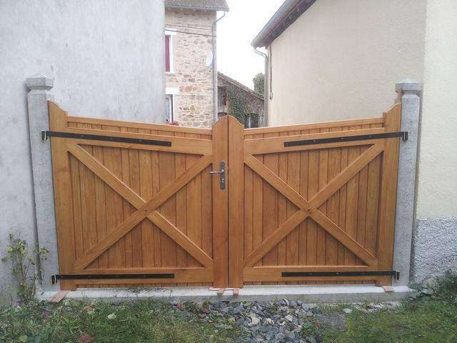 Création de portails en bois