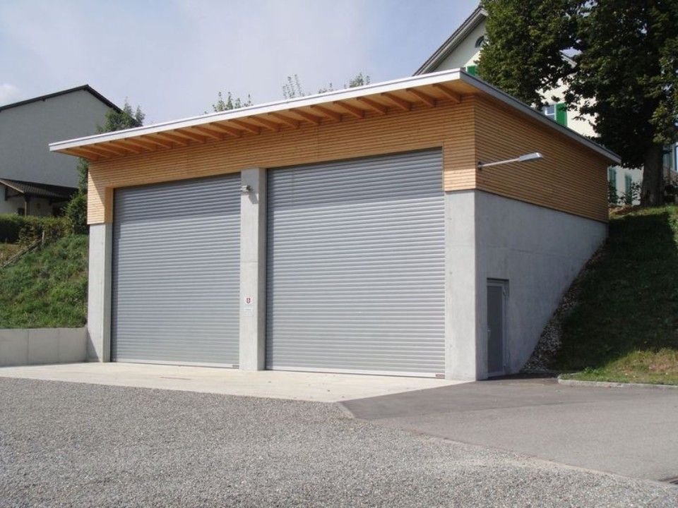 Vollenweider Bau AG Einfamilienhäuser Merenschwand, Öffentliche Bauten, Garage