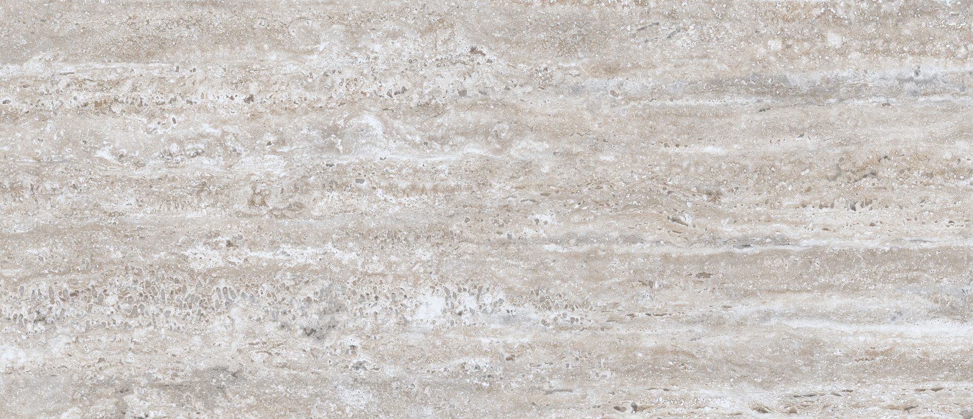 Surface en pierre ou en béton texturé beige clair avec de subtiles stries horizontales