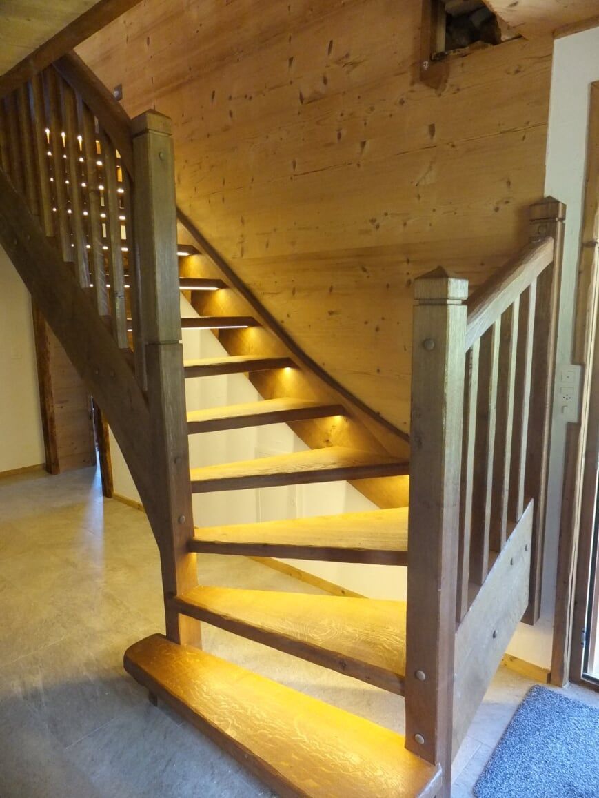 escaliers en bois - Nelbois