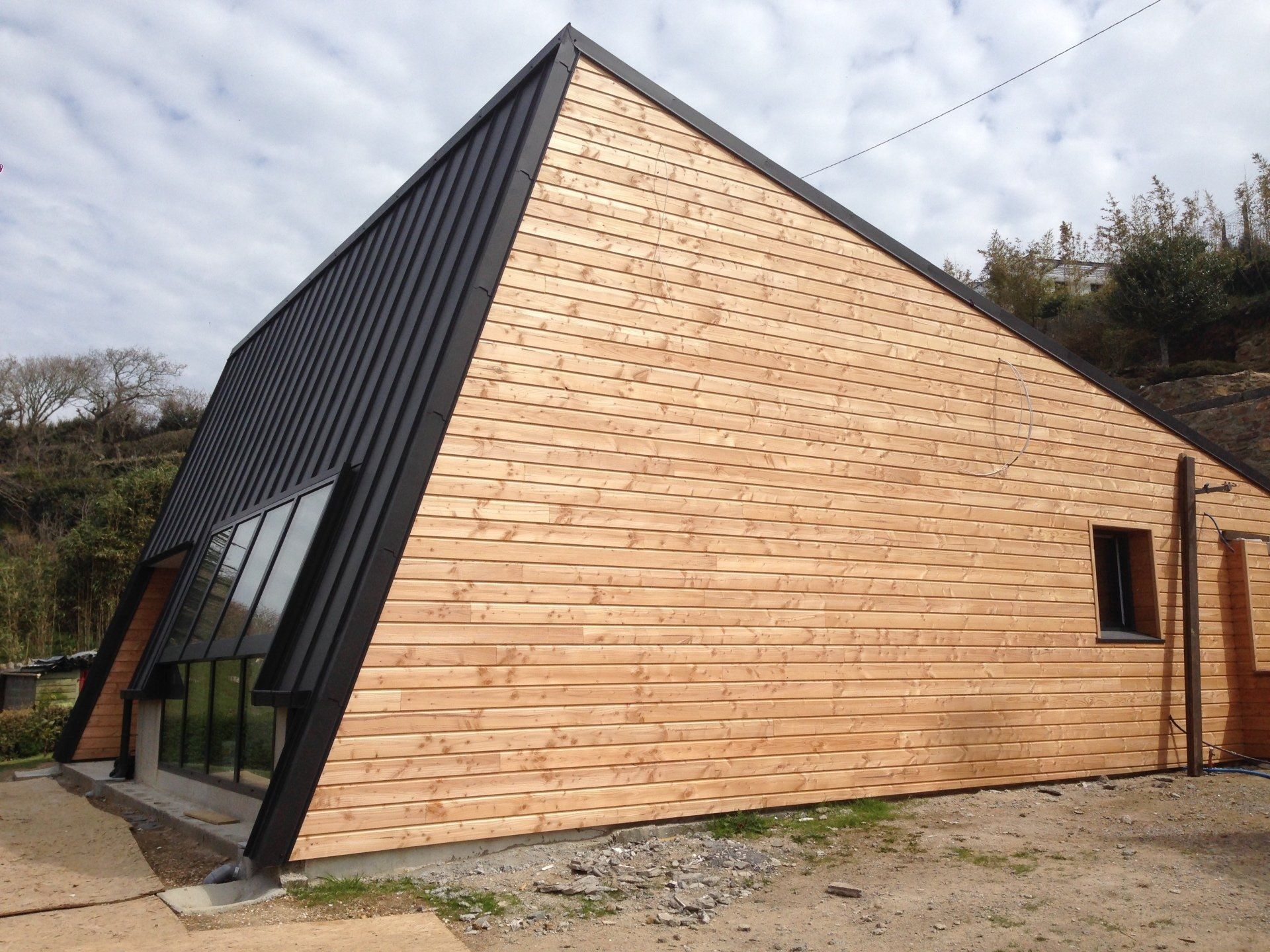 Extension structure bois