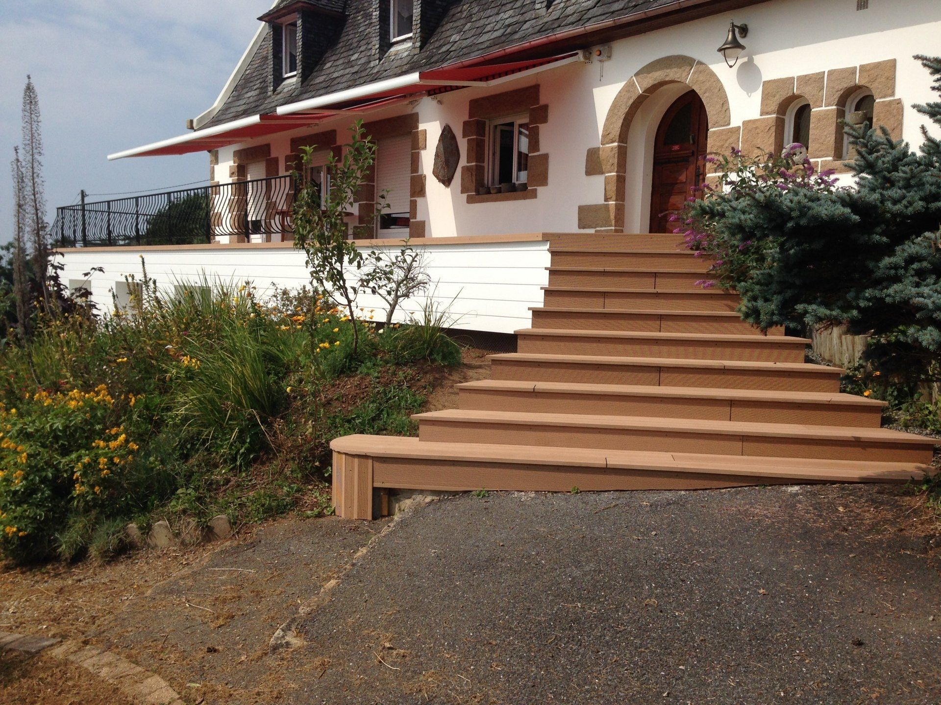 Terrasse et escalier
