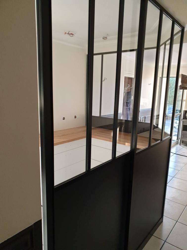 Cloison en verrière