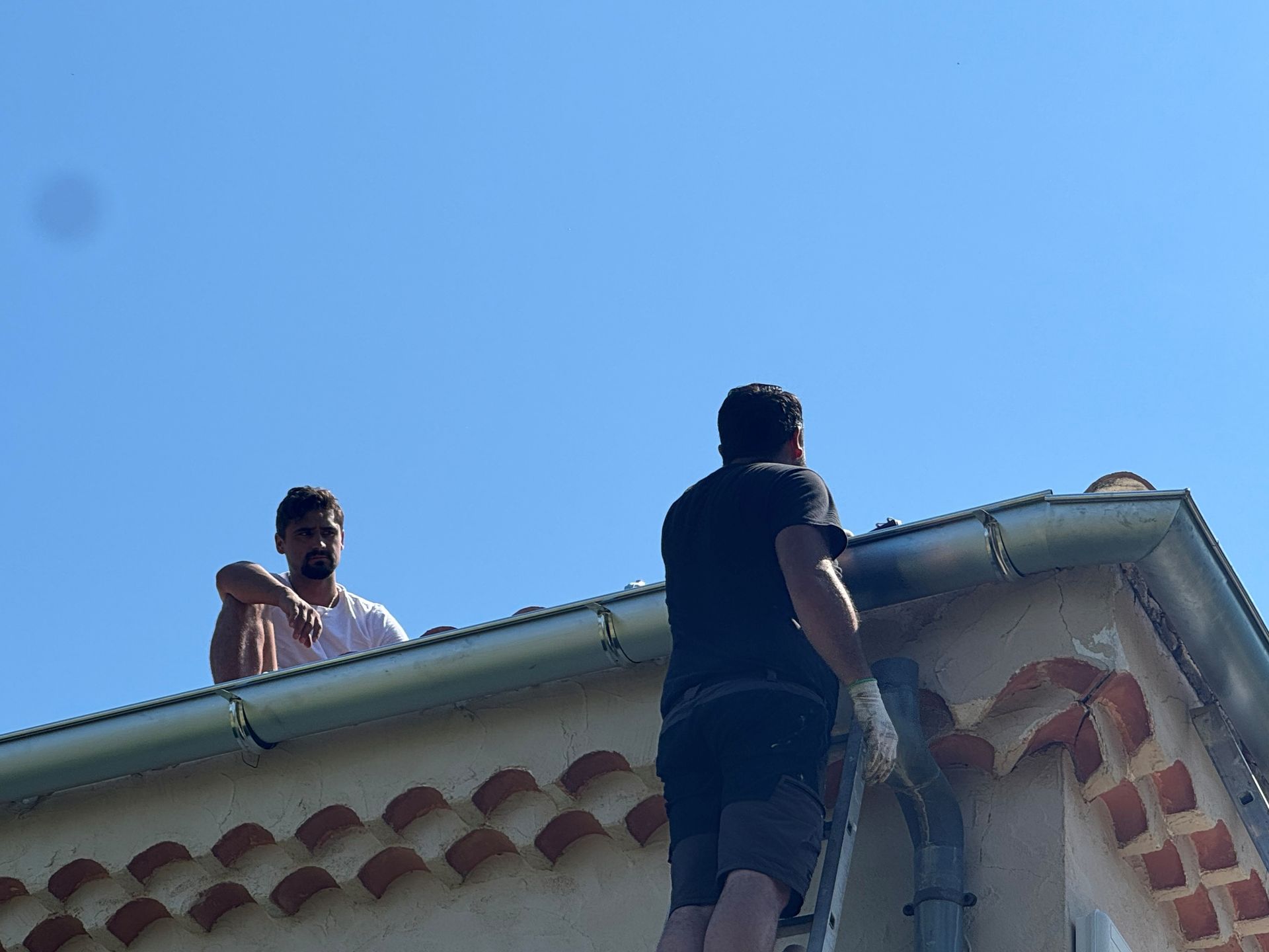 Zinguerie sur une toiture