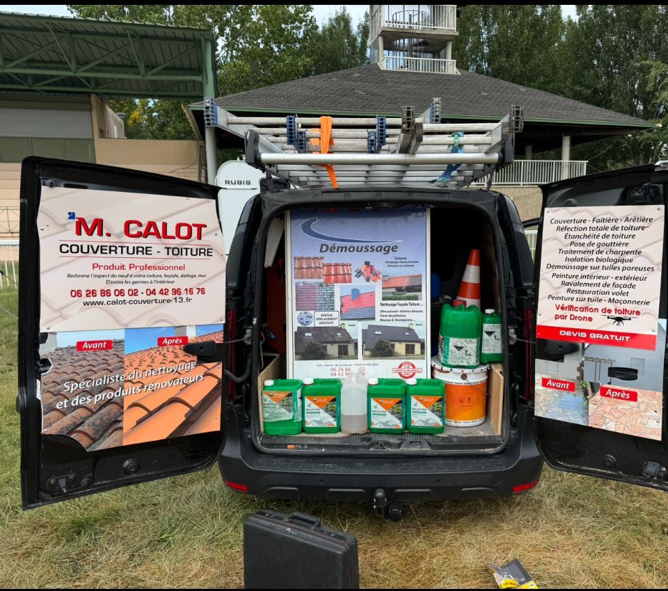 Camion de l'entreprise Calot