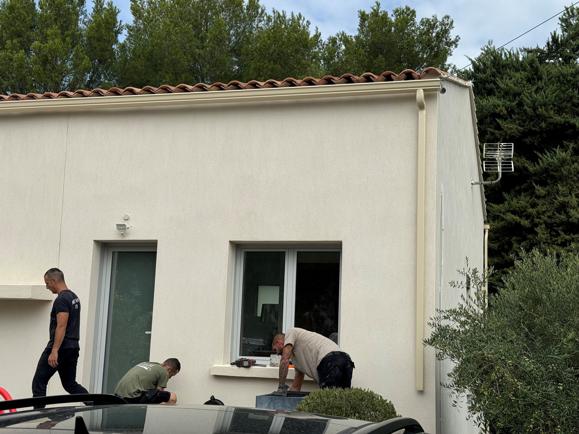 Une nouvelle gouttière posée