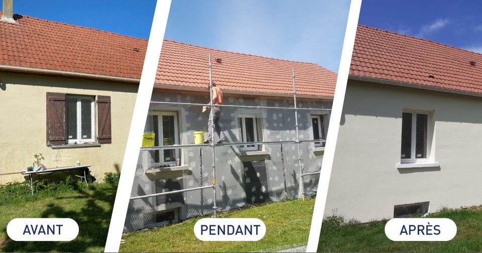 Travaux d'isolation avant, pendant et après