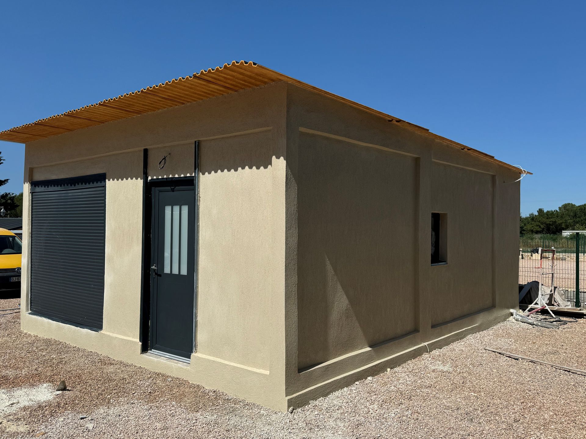 Ravalement de façade sur maison