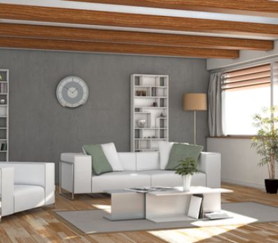 Réalisation 3D d'un salon