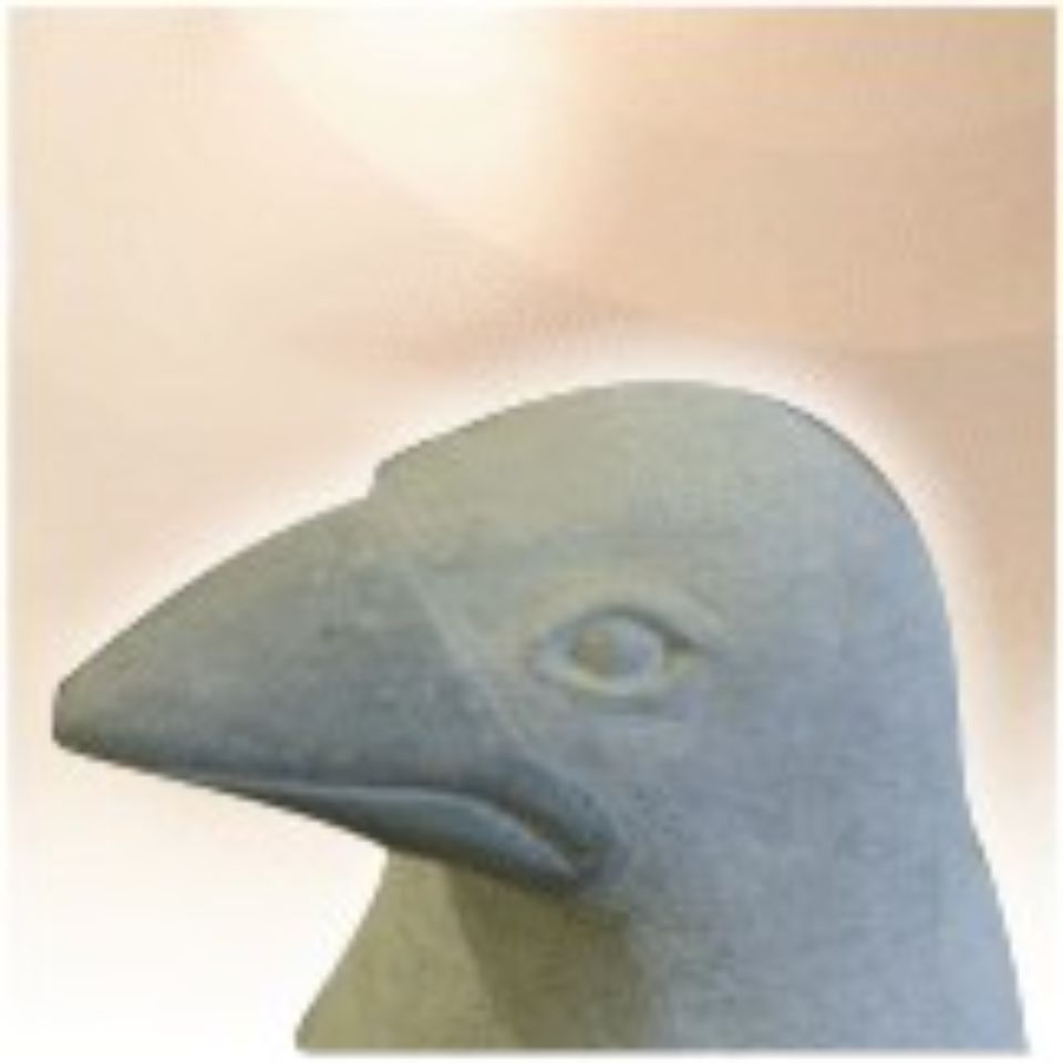 Bild Rabe aus Naturstein