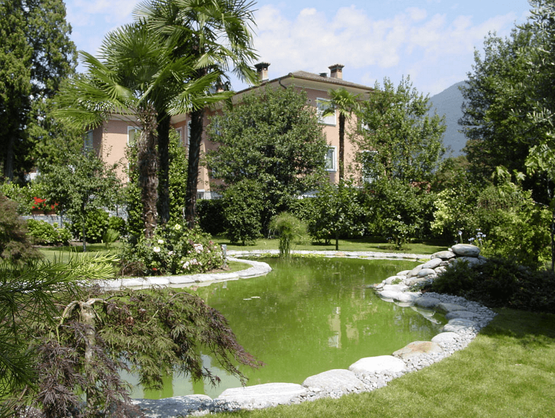 Schober Giardini – Gartenplanung, Bau kleiner künstlicher Seen – Locarno – Ascona
