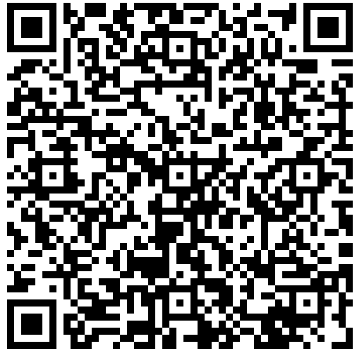 Un carré de code QR noir et blanc sur fond blanc.