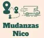 A logo for a company called mudanzas nico