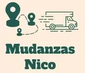 A logo for a company called mudanzas nico