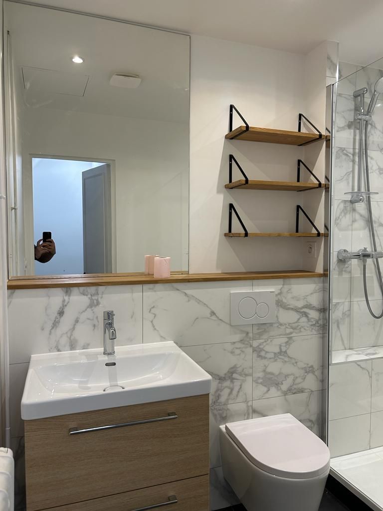 Travaux de rénovation salle de bains Paris 8e