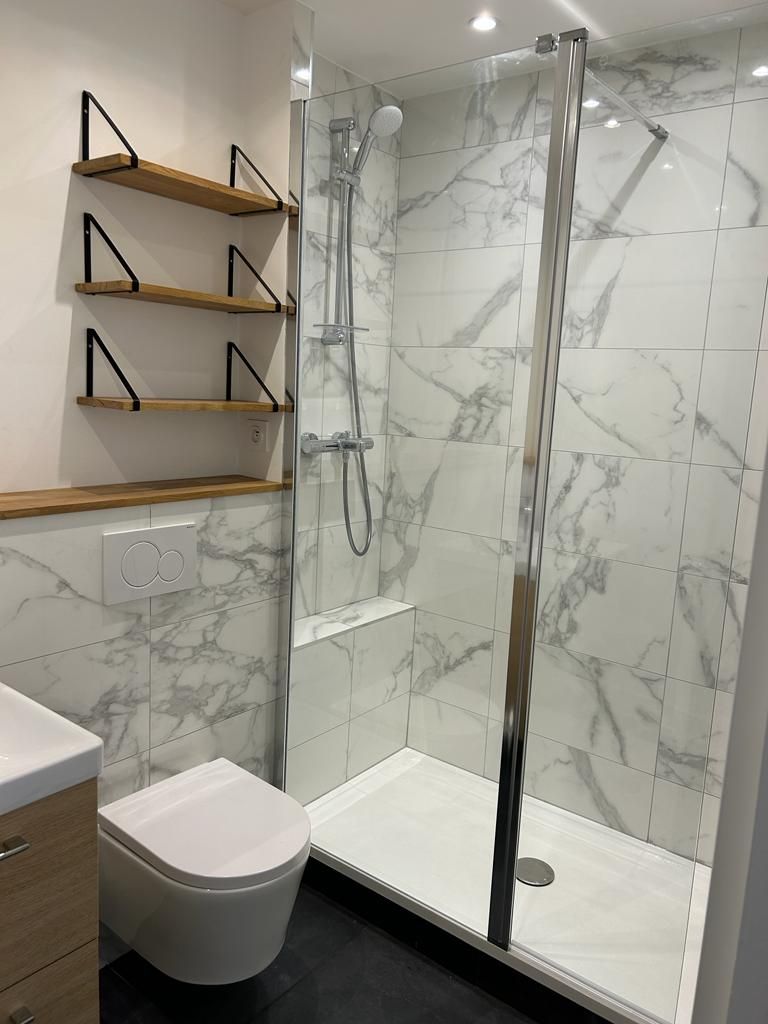 Salle de bains marbre Paris 8e