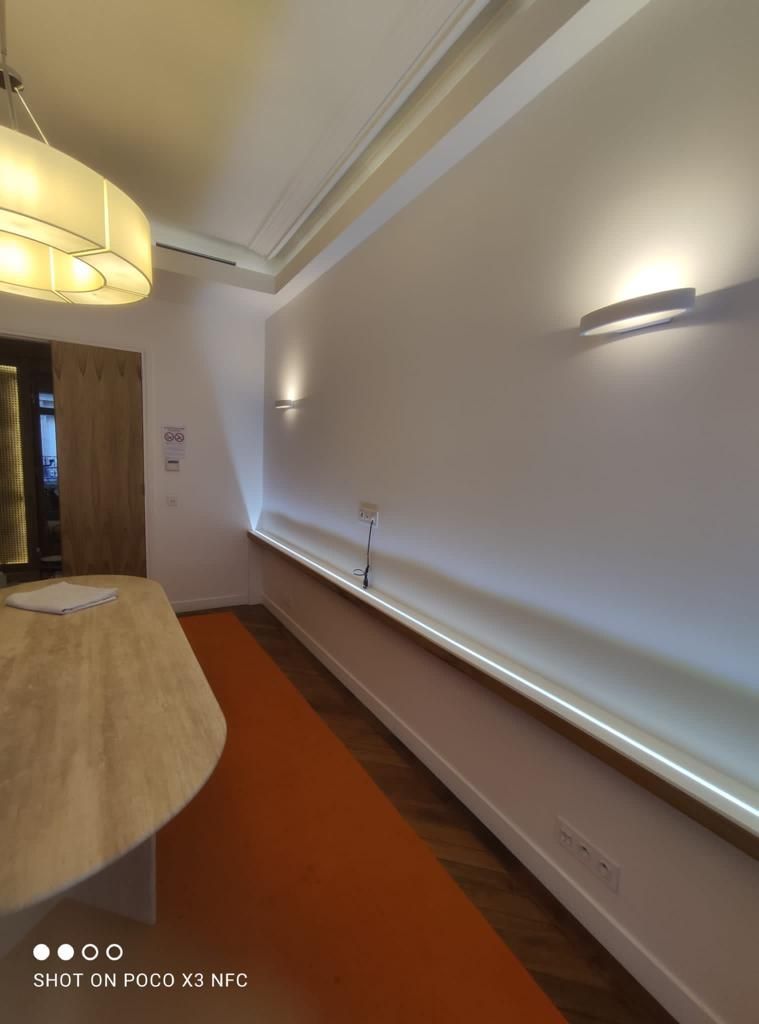 Jeu de lumière pour la mise en location d'un bien immobilier à Paris 8e