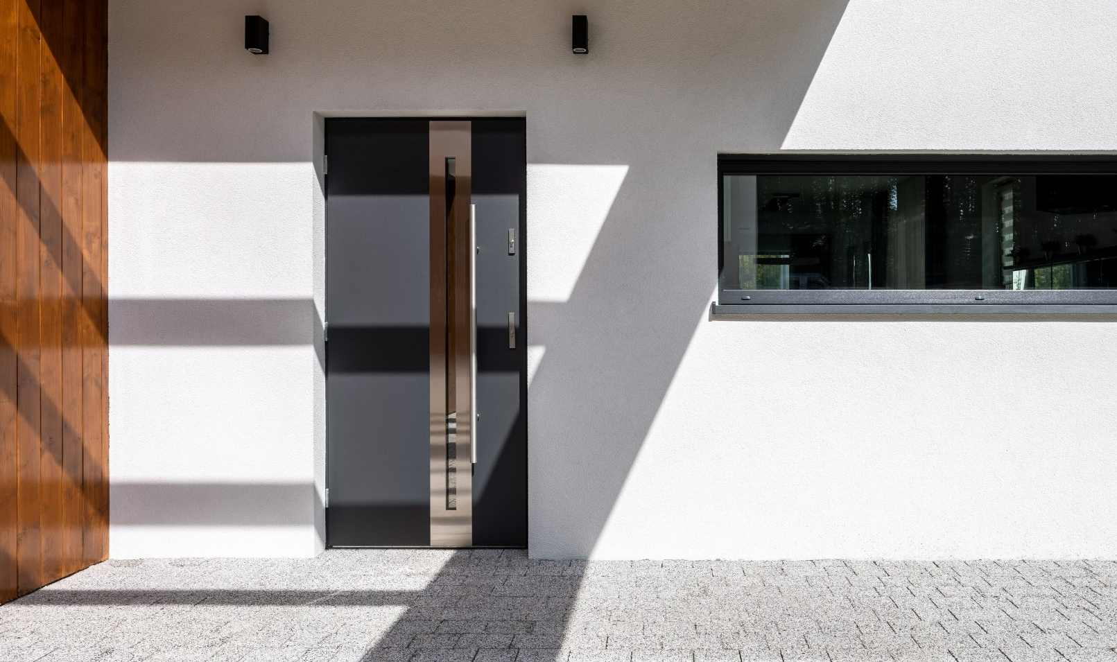 Porte d'entrée mixte