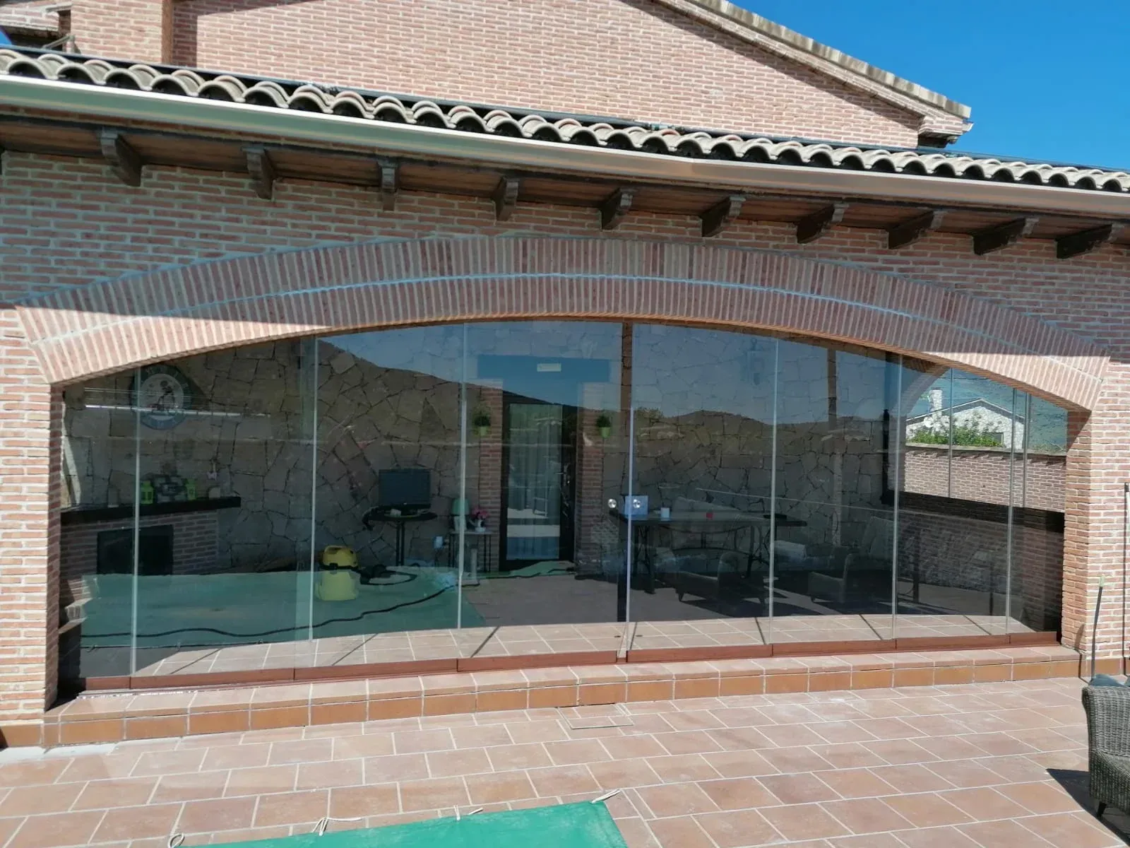 cortinas de cristal para terrazas en Madrid