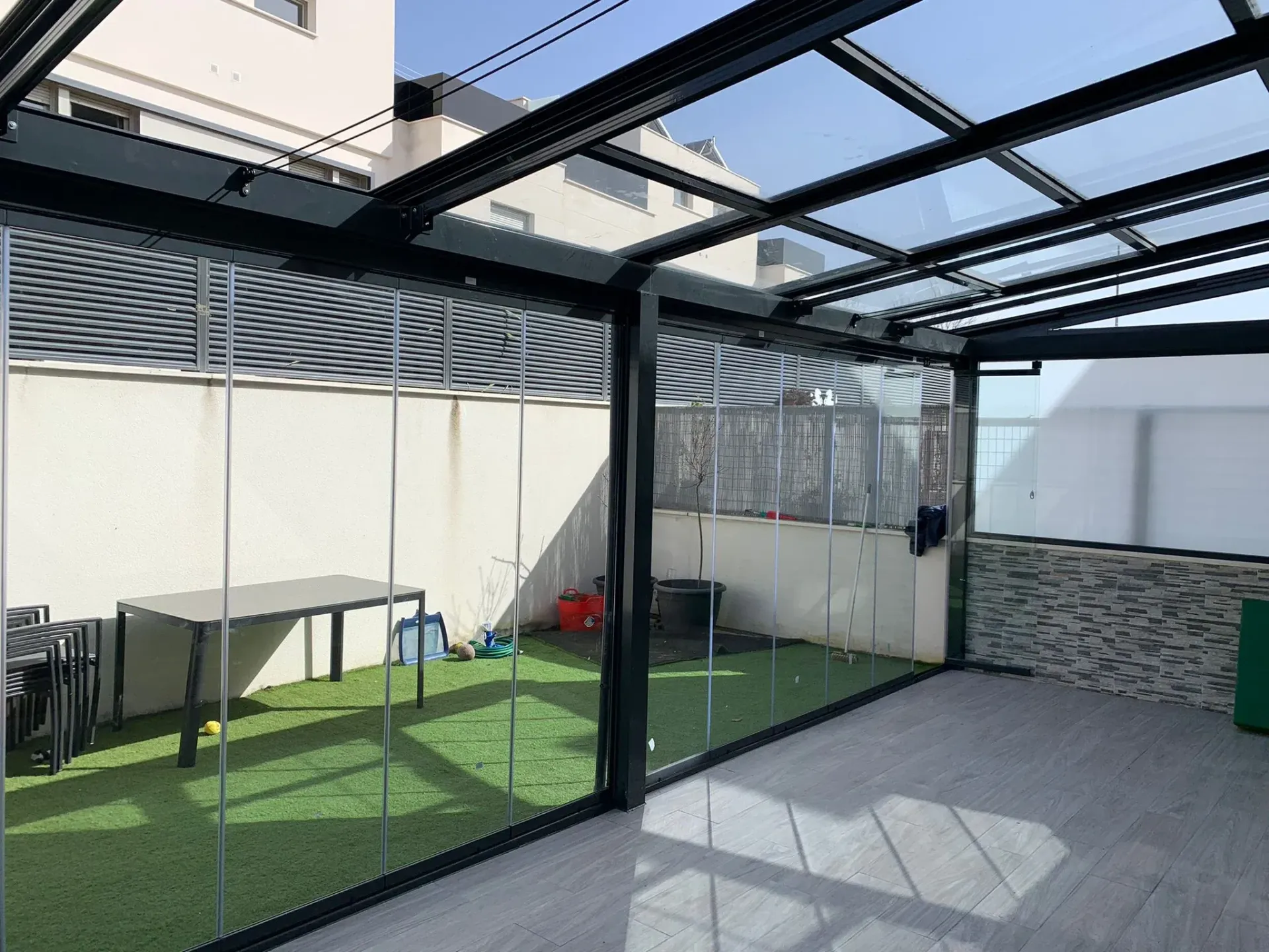 techos de aluminio para patios en Madrid