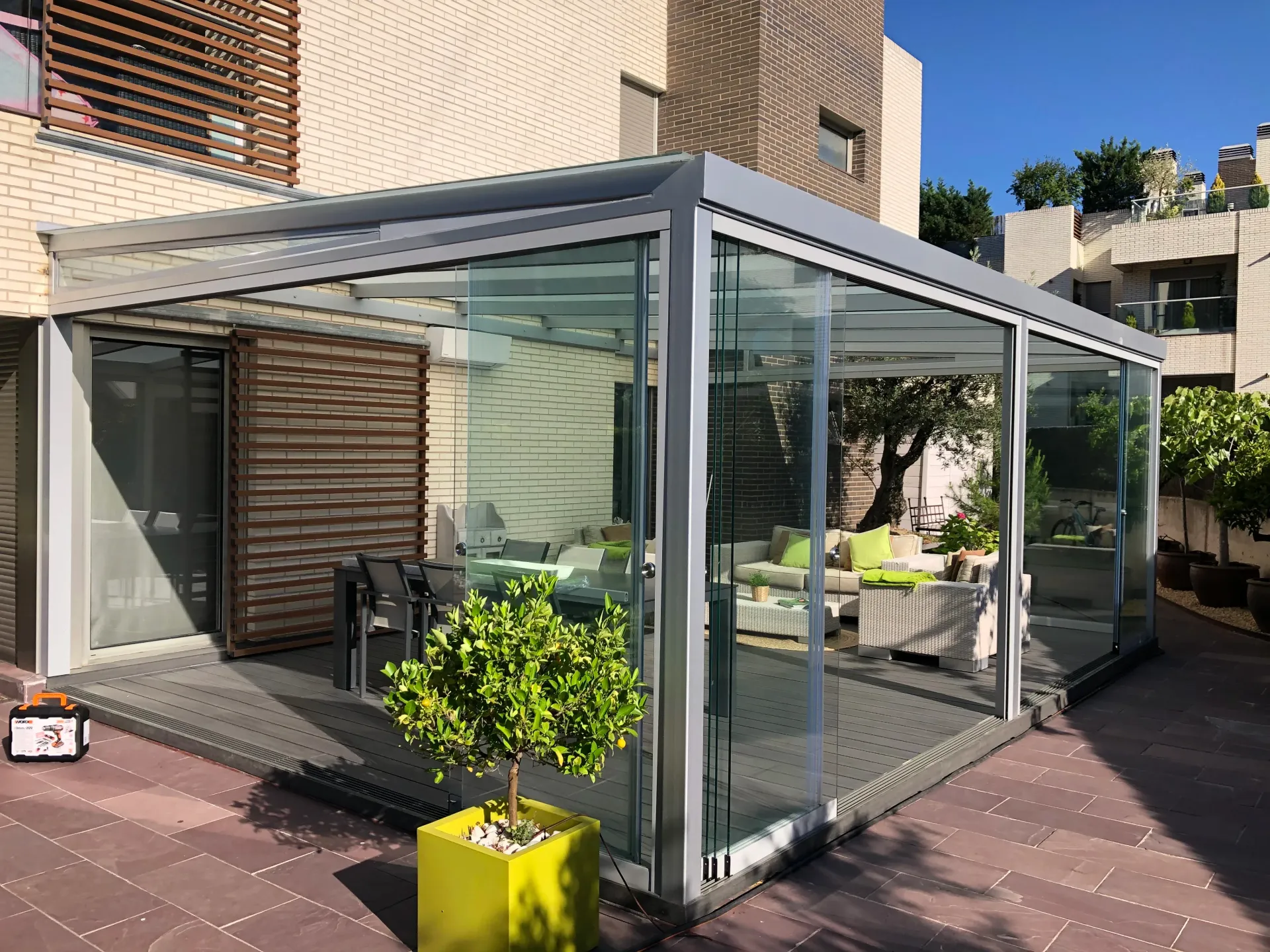 techos de aluminio para terrazas precios en Madrid