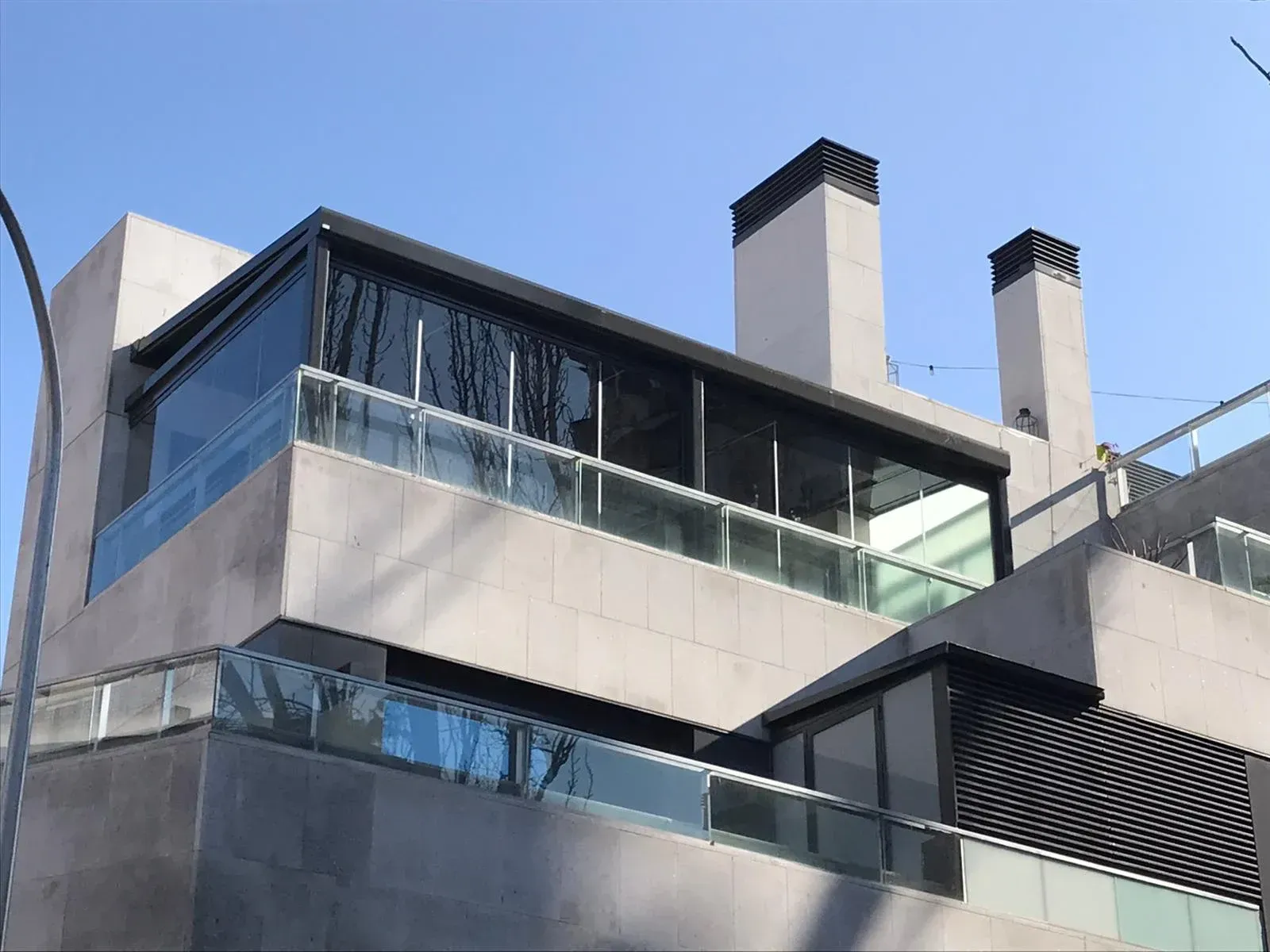 techos de aluminio para casas en Madrid