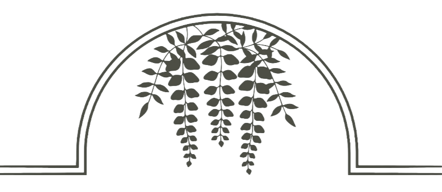 Illustration de glycines décoratives