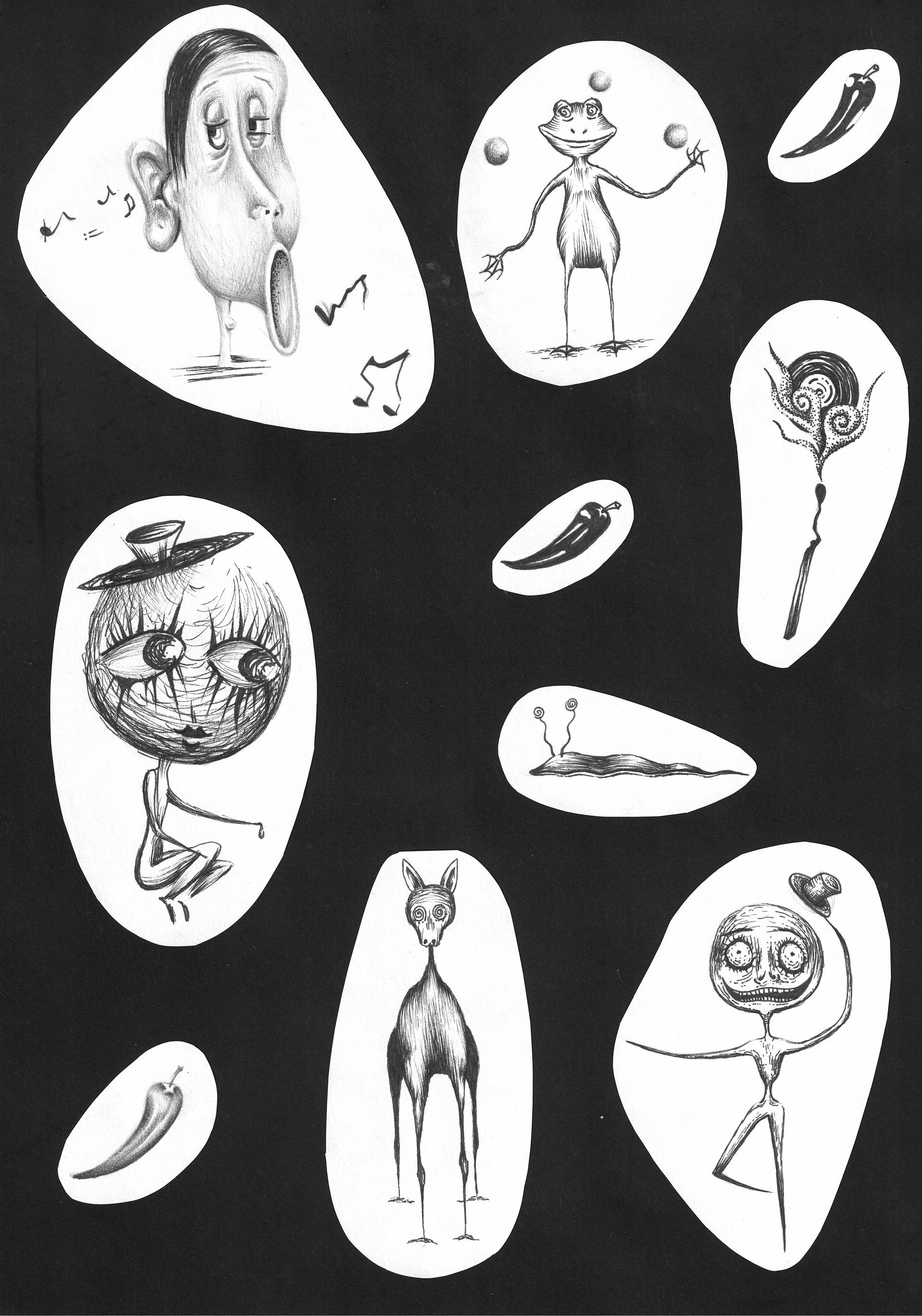 Tatouage du chiffre 18 en rouge et un trèfle à quatre feuilles noir.