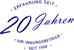 Ein Logo für ein Unternehmen, das es seit 20 Jahren gibt