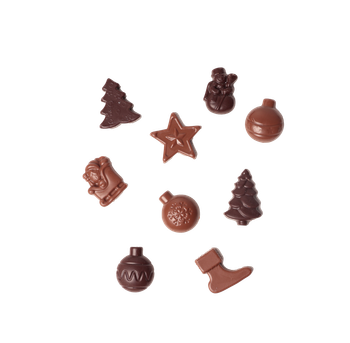 Fritures chocolat de Noël