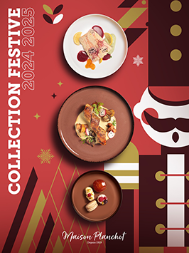 1ère page du catalogue, collection festive 2024-2025